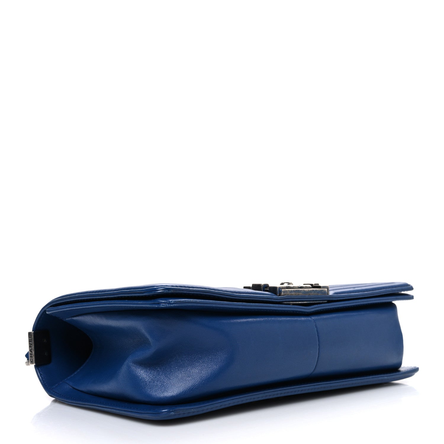 Chanel Lambskin Quilted Medium Boy Flap Blue 4 of 10