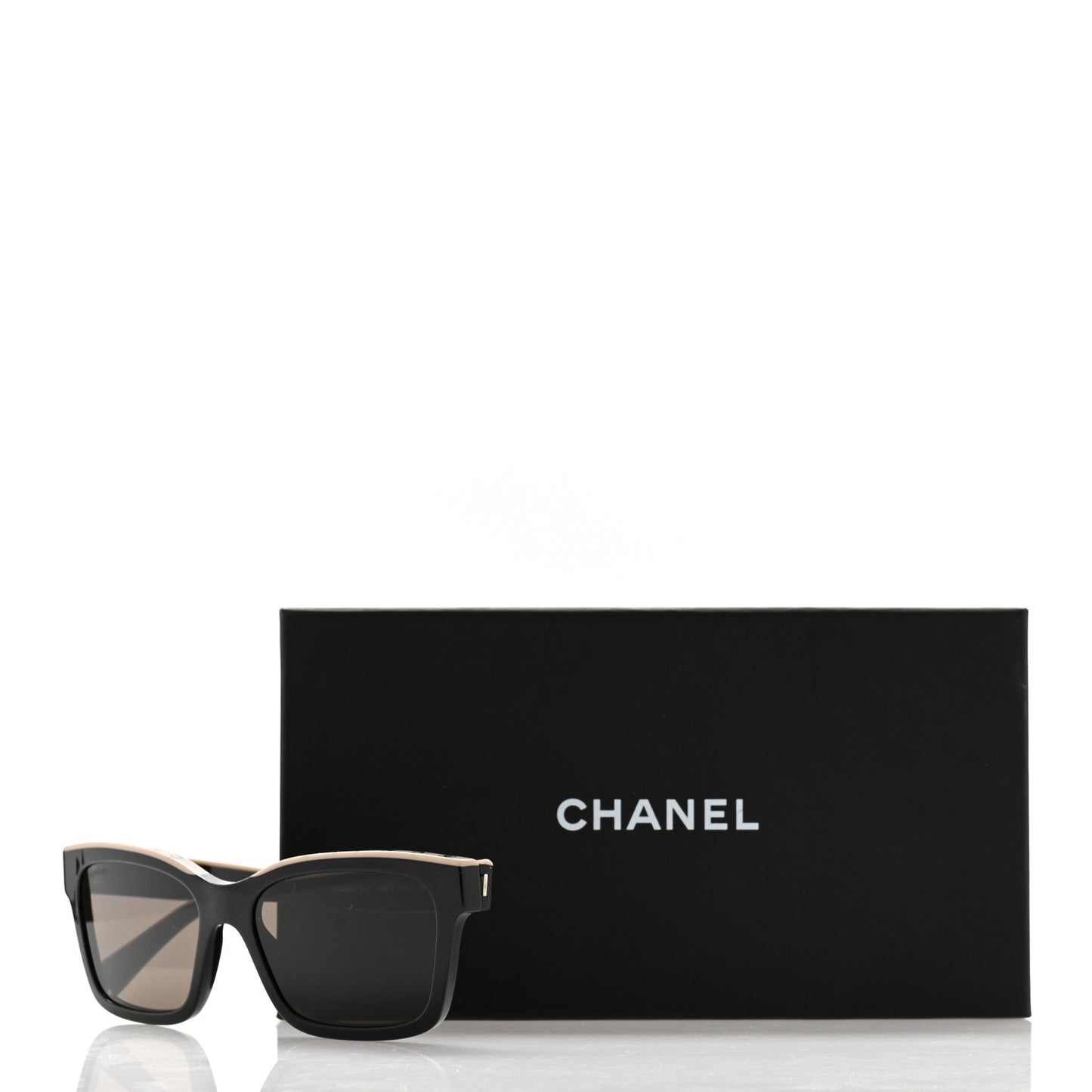 Acetate Square Sunglasses 5417 Black