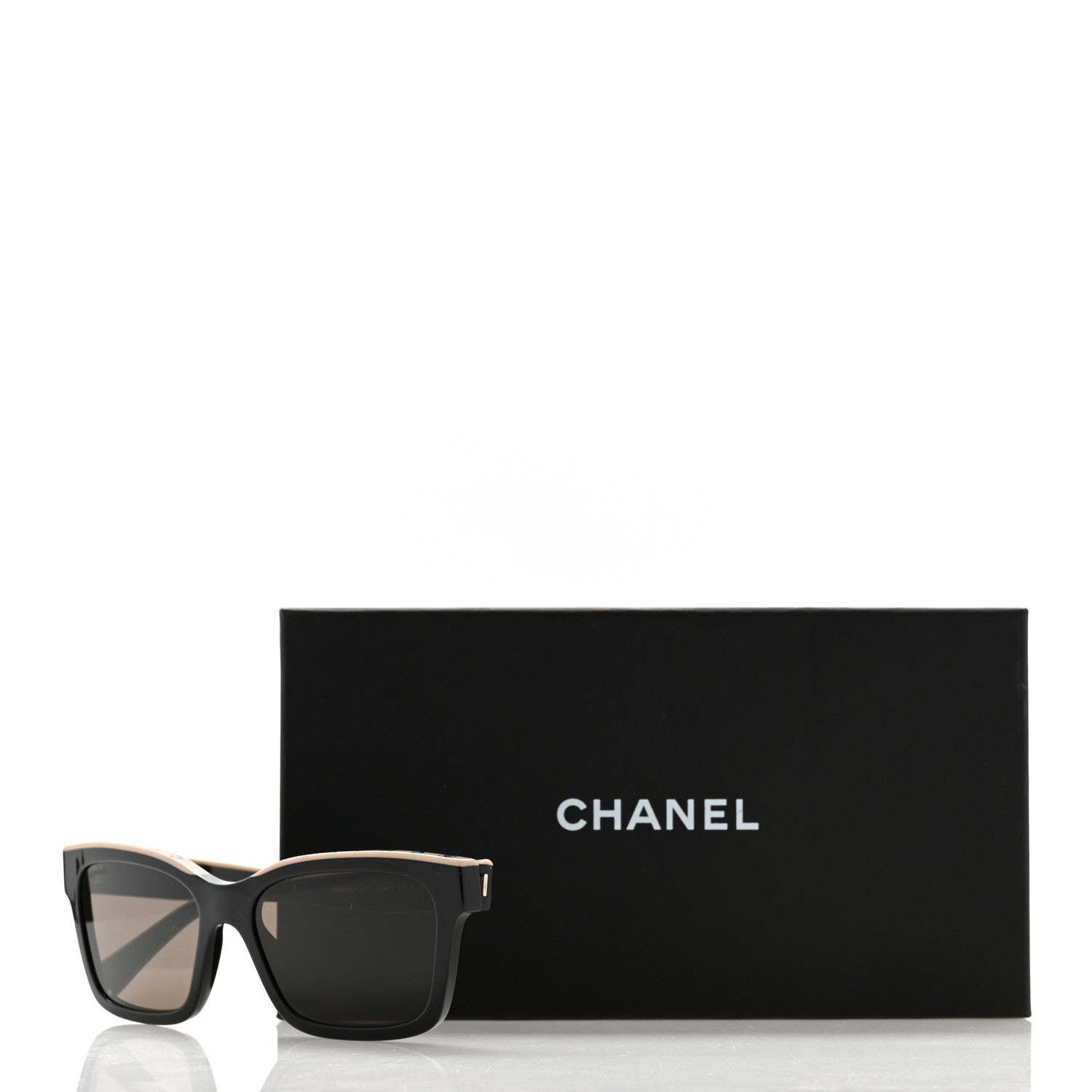 Chanel Acetate Square Sunglasses 5417 Black 8 of 8