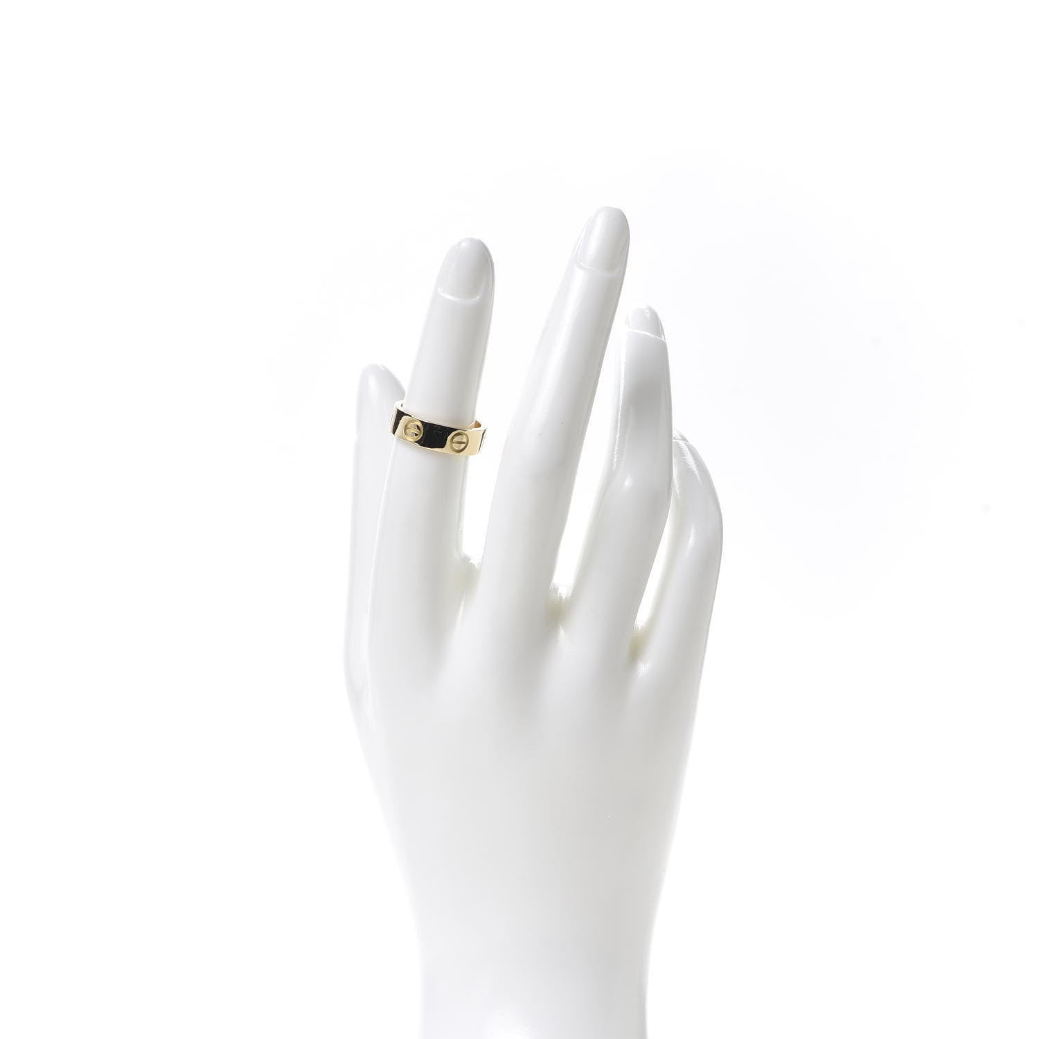 Cartier 18K Yellow Gold 5.5mm LOVE Ring 51 5.75 2 of 6