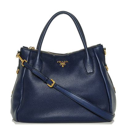 Prada Vitello Daino Tote Inchiostro 1 of 6