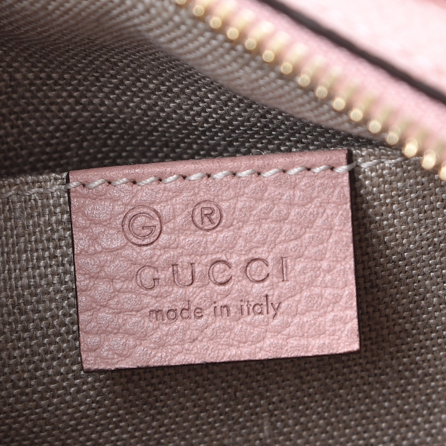 Gucci Monogram Mini Bree Messenger Bag Beige Soft Pink 6 of 7