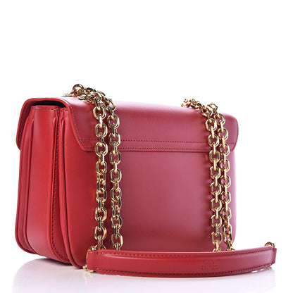 Celine Shiny Calfskin Medium C Bag Red 3 of 9