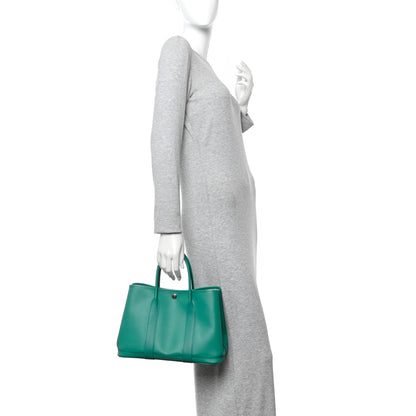 Hermes Epsom Garden Party Tote 30 TPM Vert Verone 2 of 10