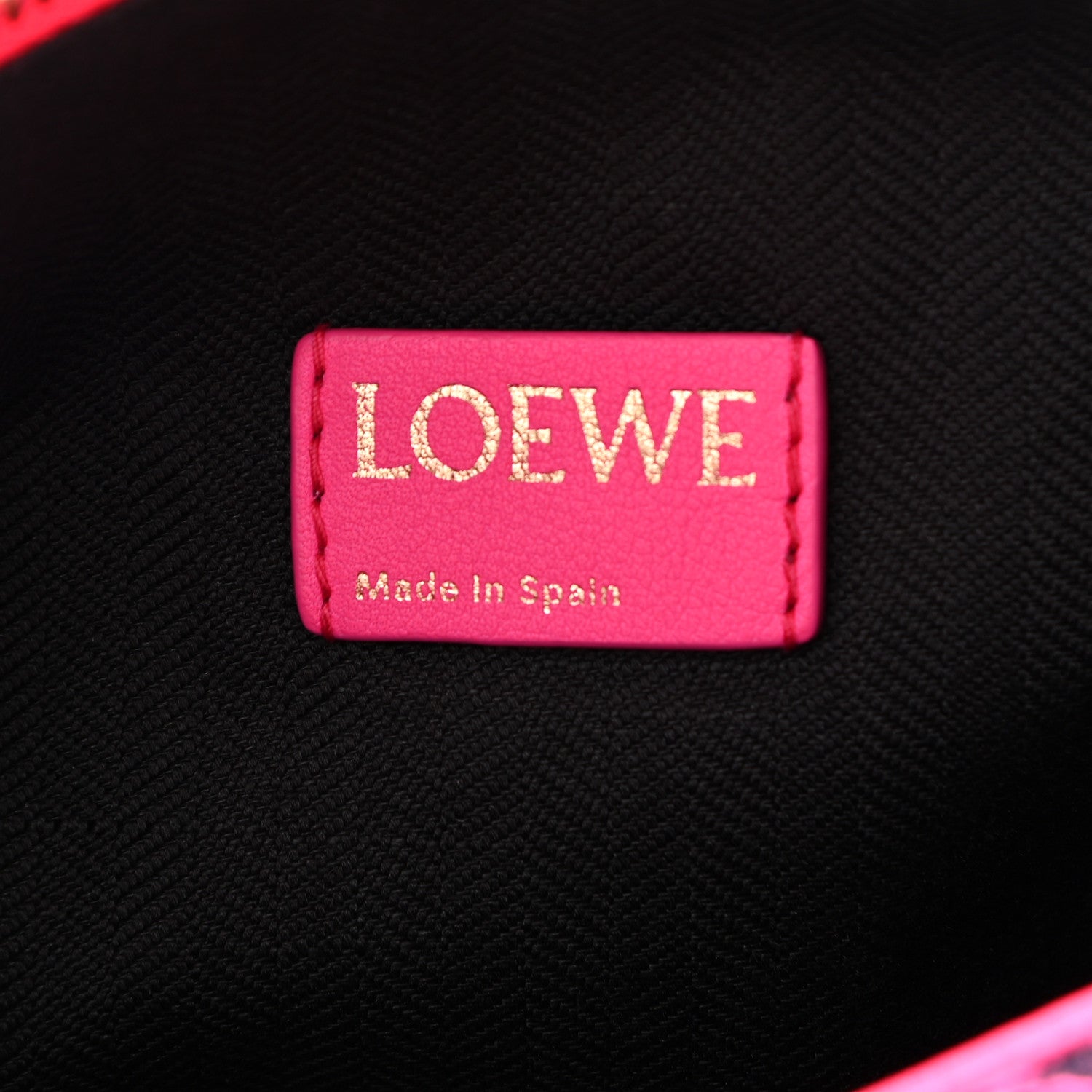 Loewe Jacquard Anagram Calfskin Small Cubi Bag Pink 6 of 9