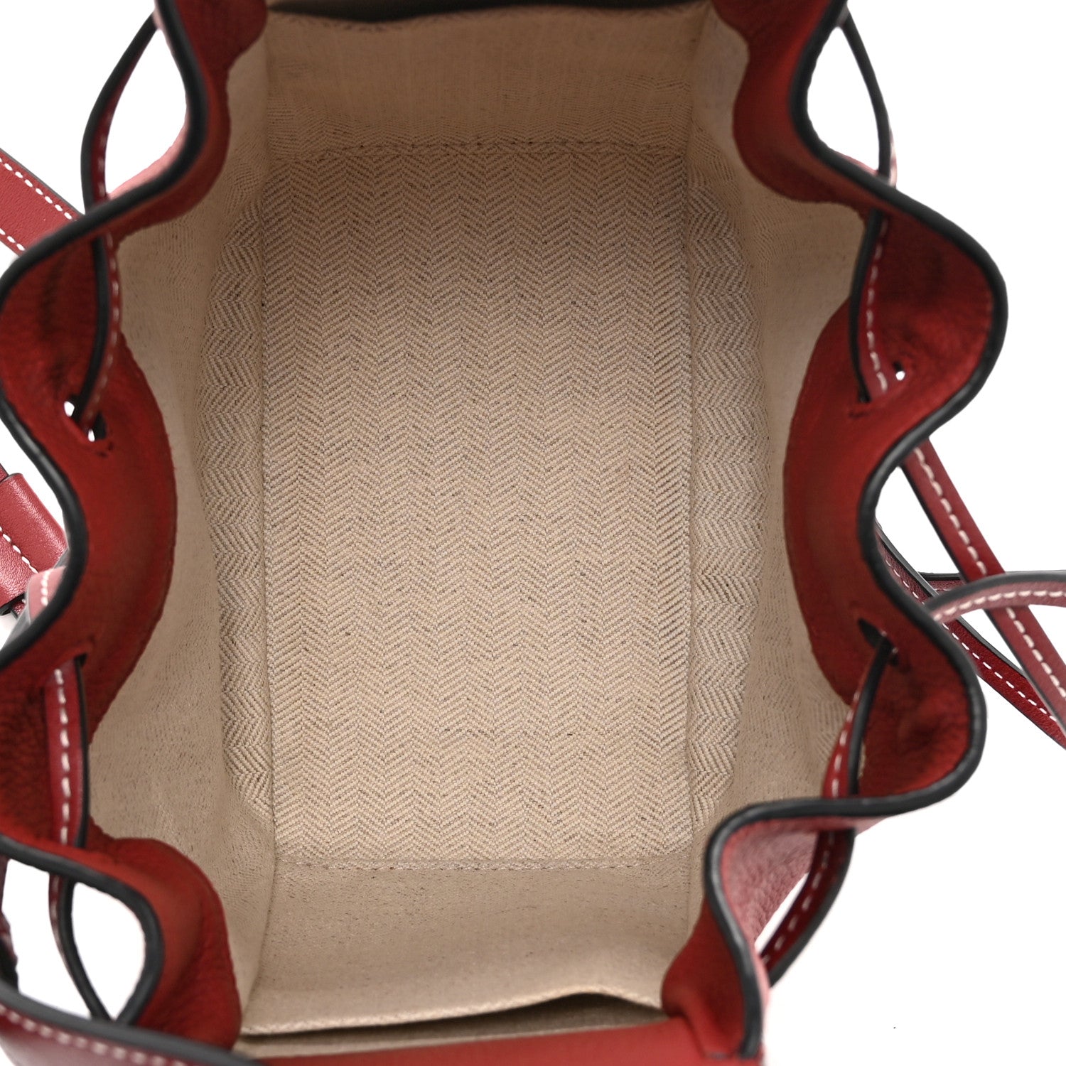 Loewe Soft Grained Calfskin Mini Hammock Shoulder Bag Dark Red 5 of 10