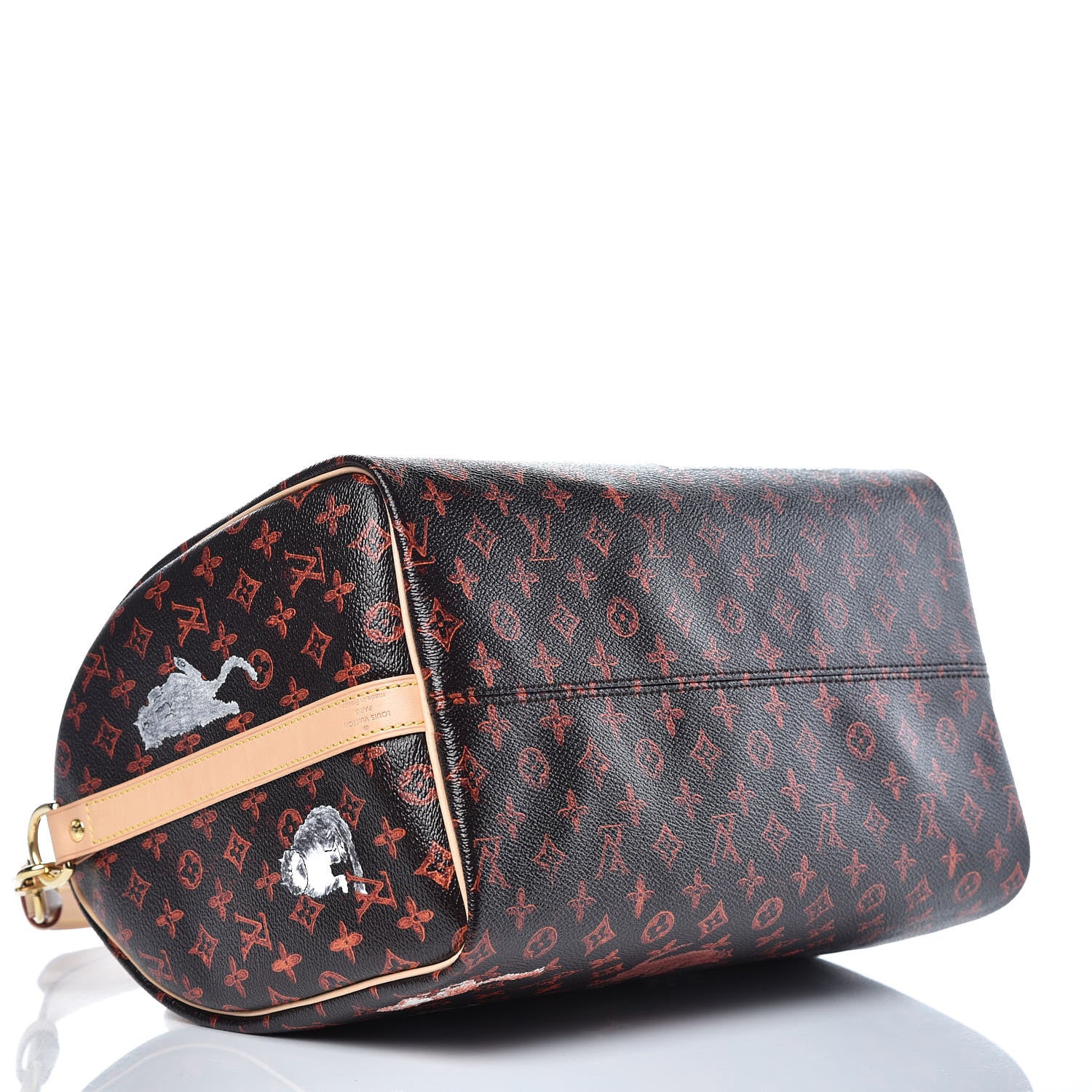 Louis Vuitton Catogram Speedy Bandouliere 30 Marron 4 of 8