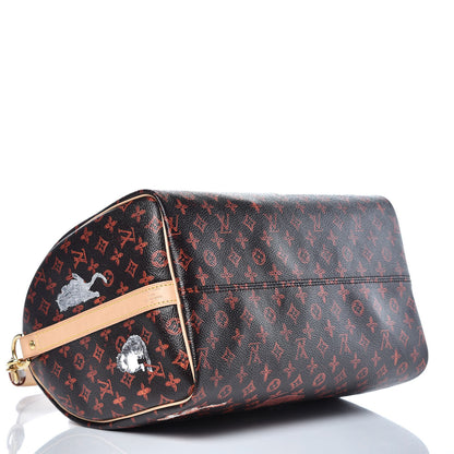 Louis Vuitton Catogram Speedy Bandouliere 30 Marron 4 of 8