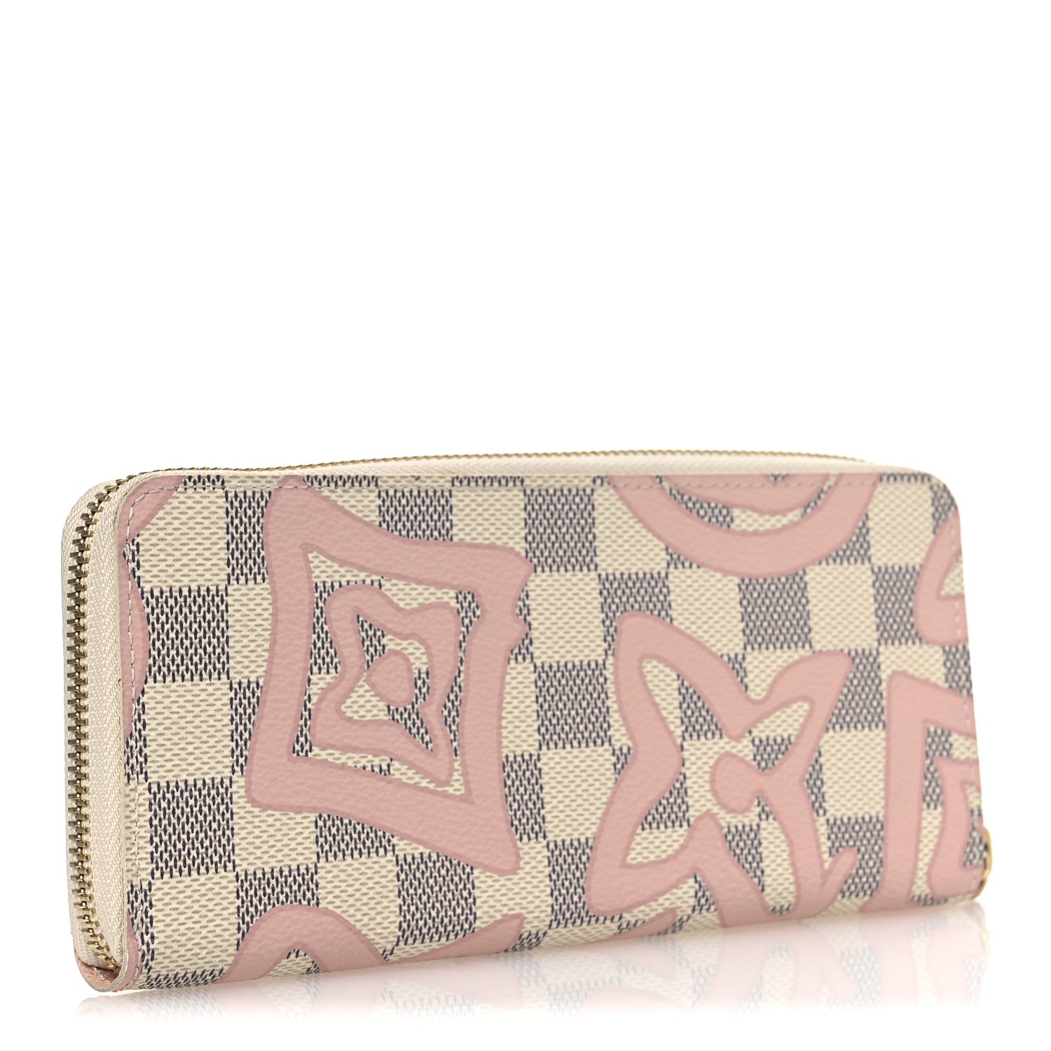 Louis Vuitton Damier Azur Tahitienne Clemence Wallet 3 of 8