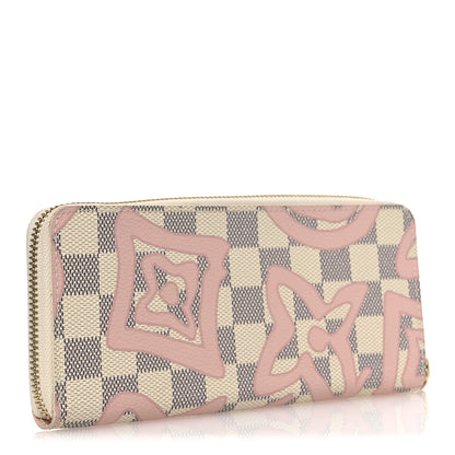 Louis Vuitton Damier Azur Tahitienne Clemence Wallet 3 of 8