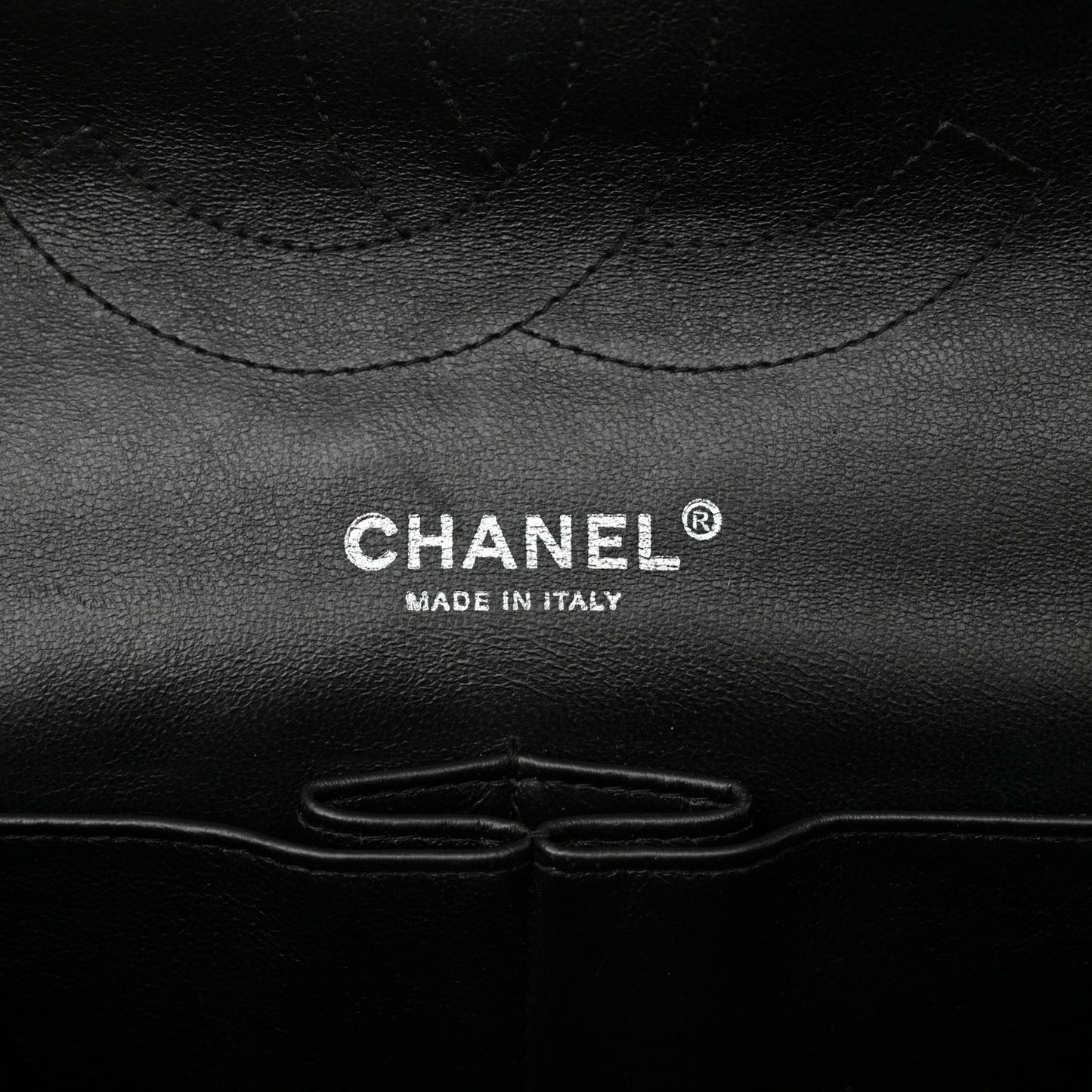 Lambskin Quilted Jumbo Double Flap So Black