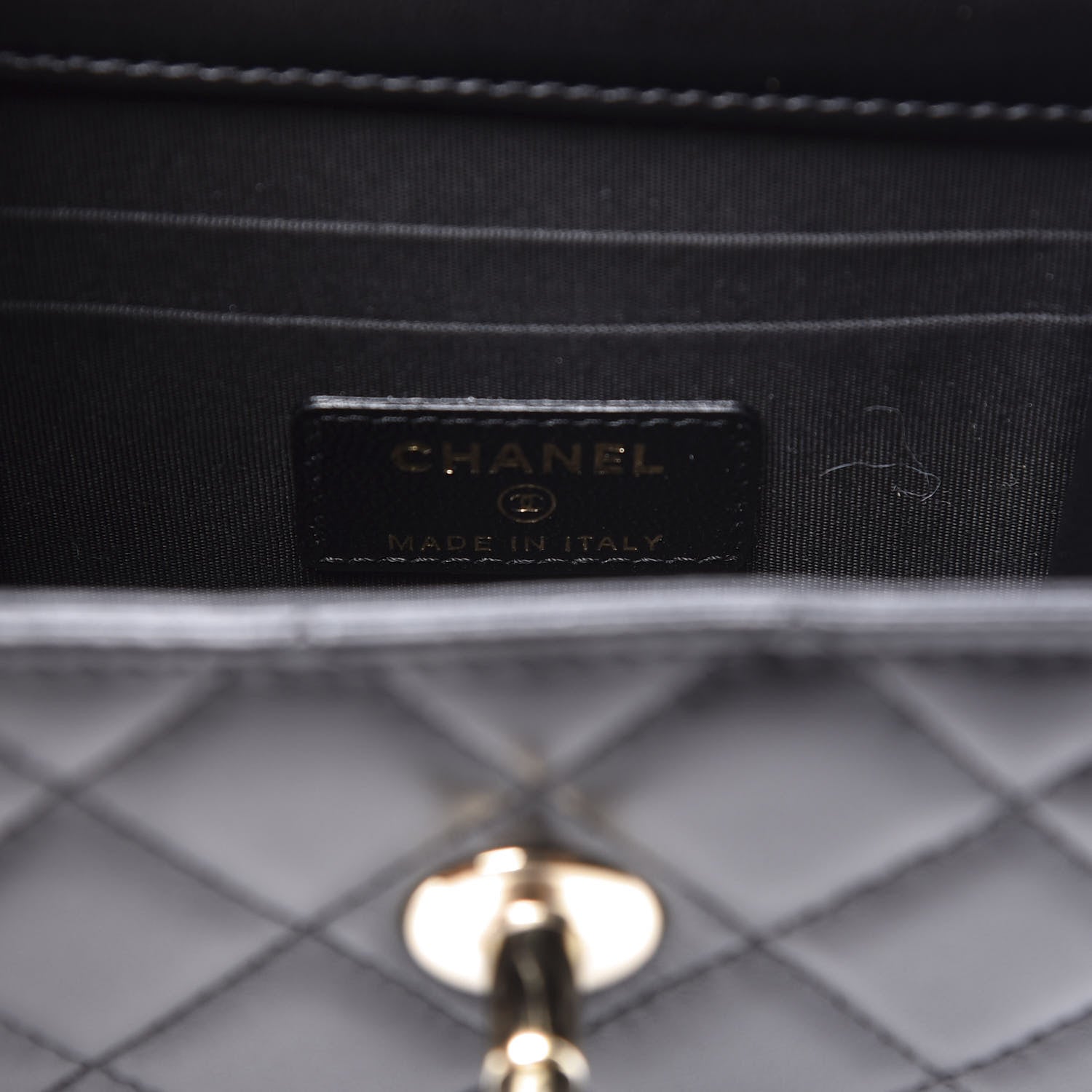 Chanel Lambskin Quilted Mini Trendy CC Chain Wallet Black 7 of 10