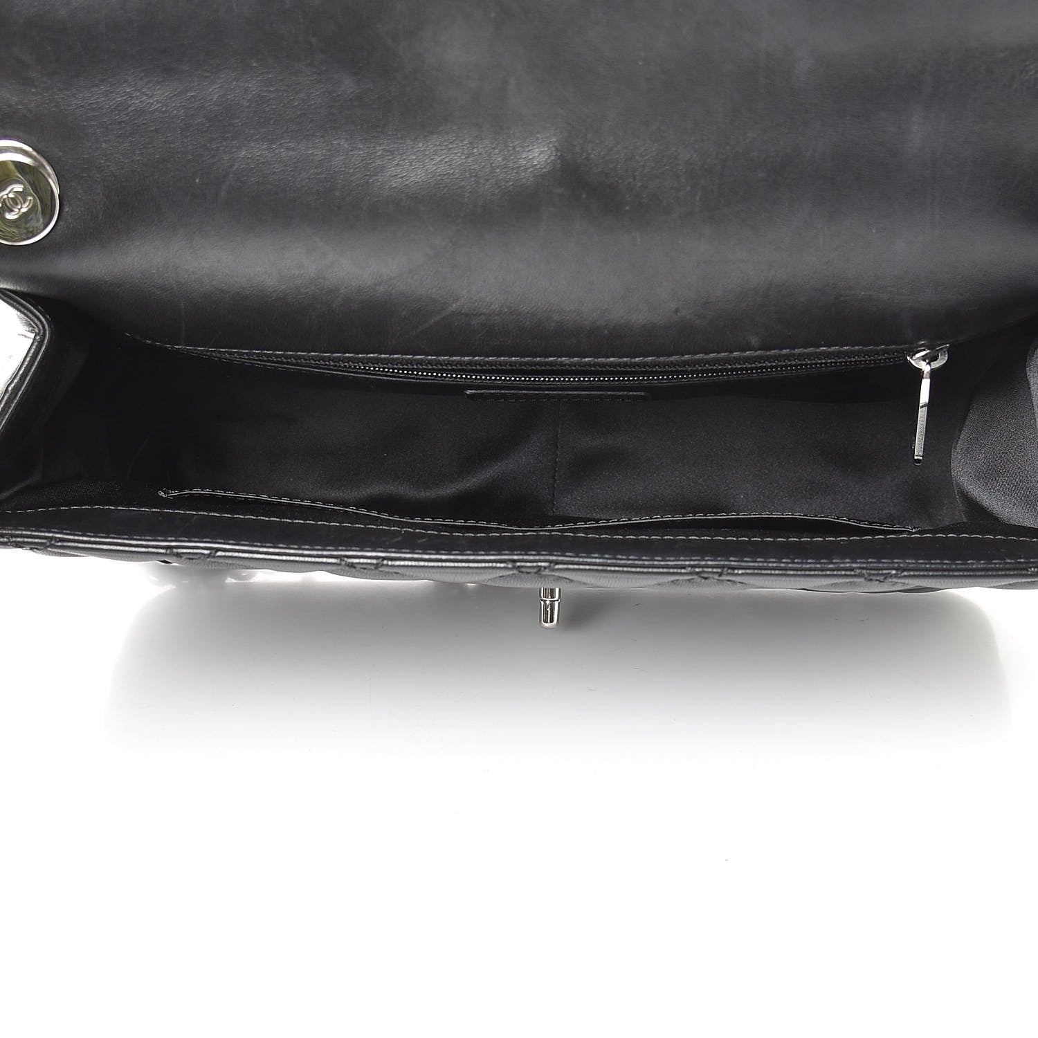 Chanel Lambskin Quilted Jumbo Easy Carry Flap Black 5 of 16