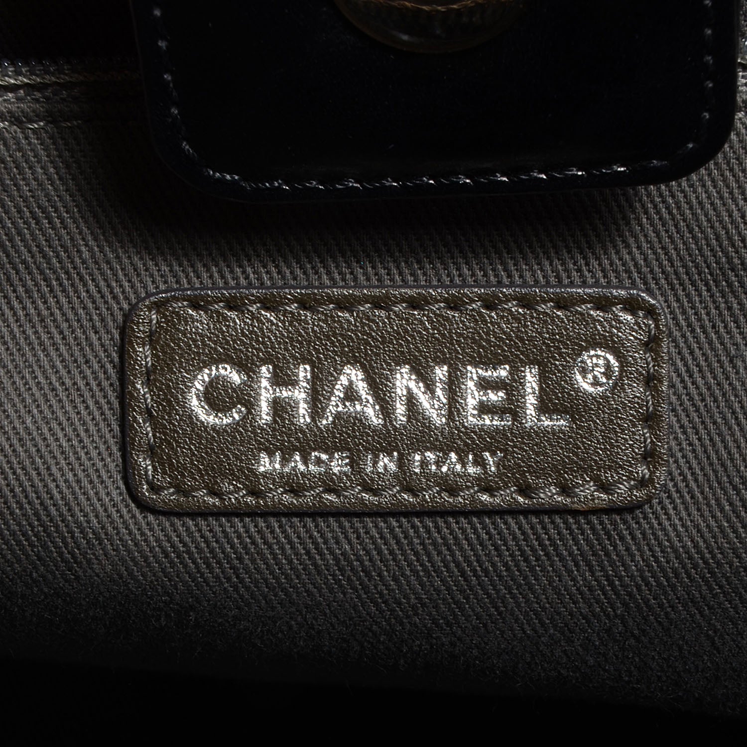 Chanel Glazed Calfskin New Portobello Large Tote Black 6 of 8