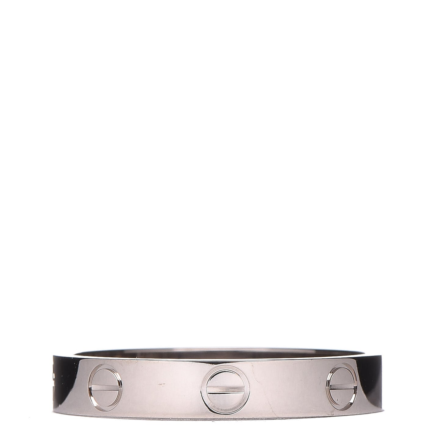 18K White Gold 3.5mm LOVE Wedding Band Ring 58 8.25