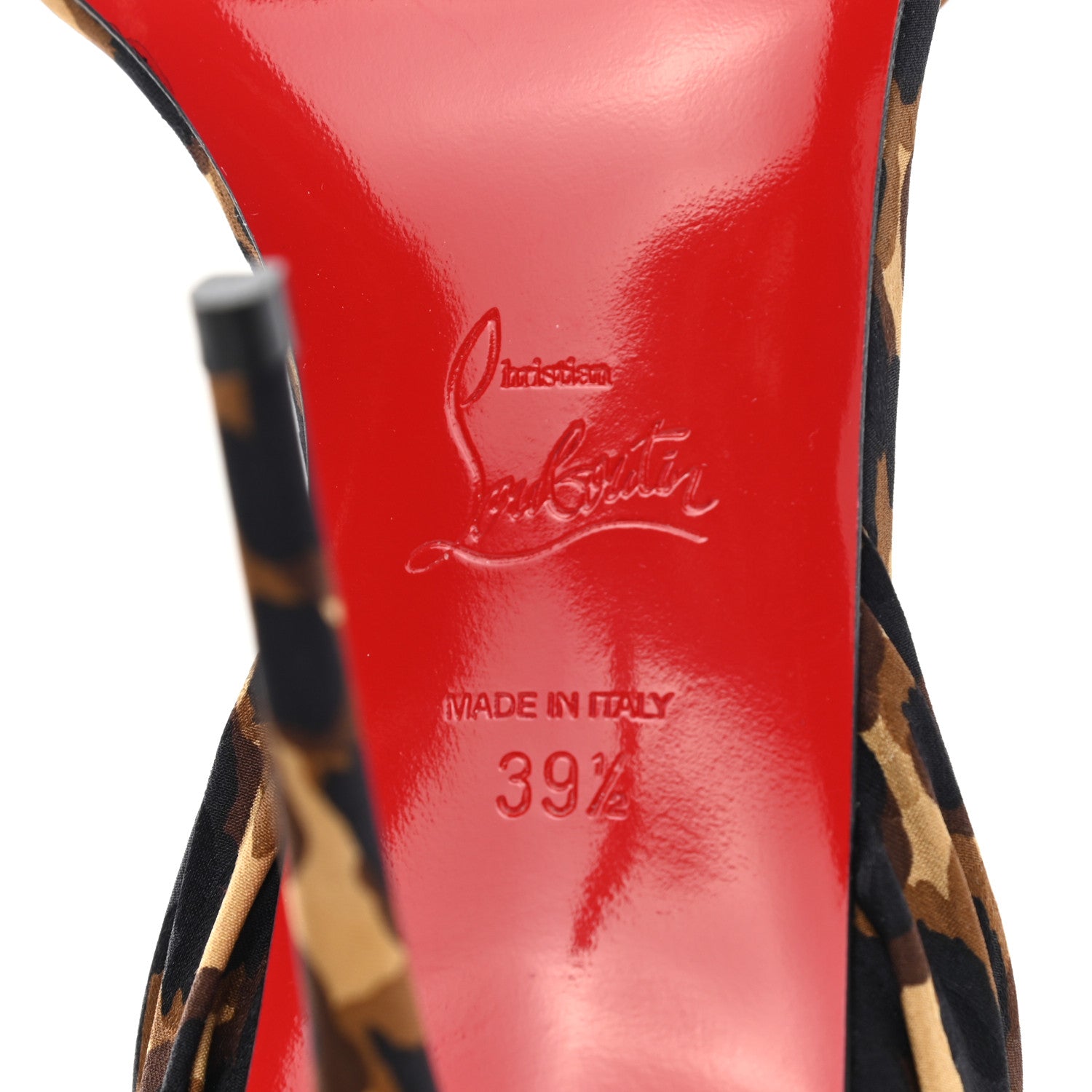 Christian Louboutin Leopard Du Desert 100 Sandal 39.5 Brown 6 of 8