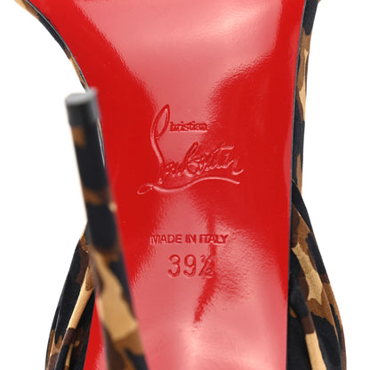 Christian Louboutin Leopard Du Desert 100 Sandal 39.5 Brown 6 of 8