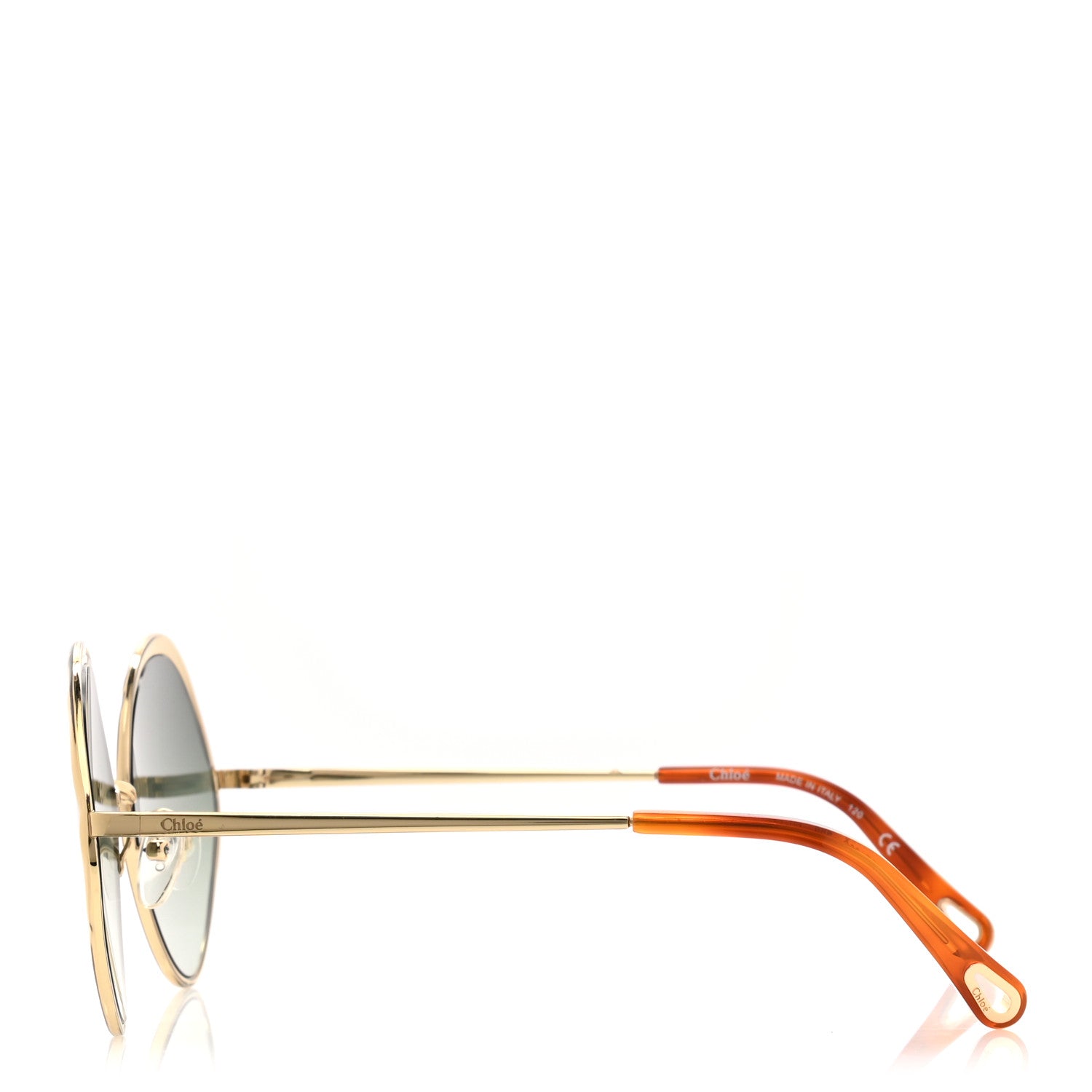 Chloe Oval Sunglasses CE168S Gold 3 of 6