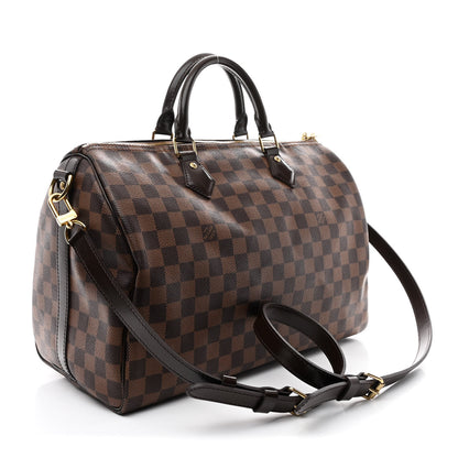 Louis Vuitton Damier Ebene Speedy Bandouliere 35 3 of 10