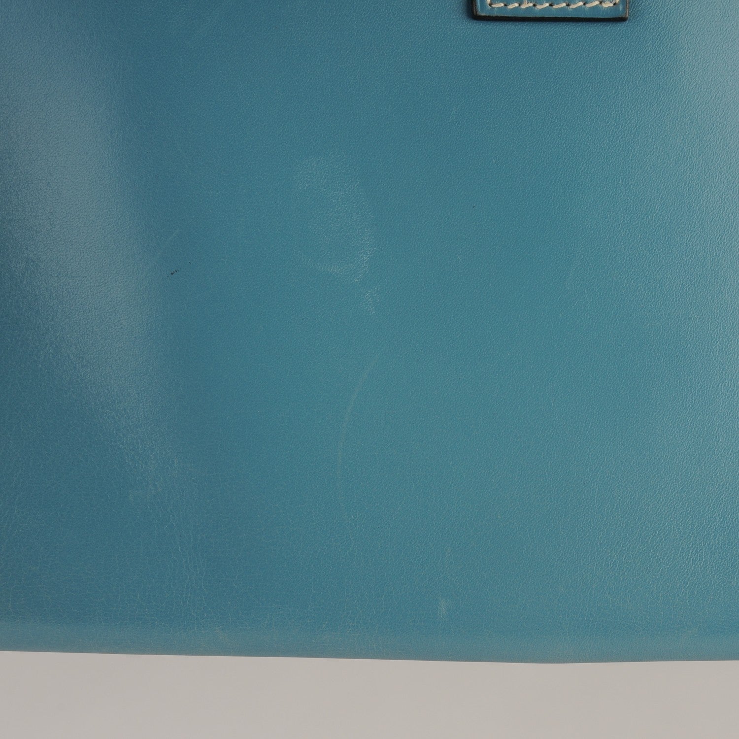 Hermes Box Jige PM Clutch Blue Jean 10 of 10