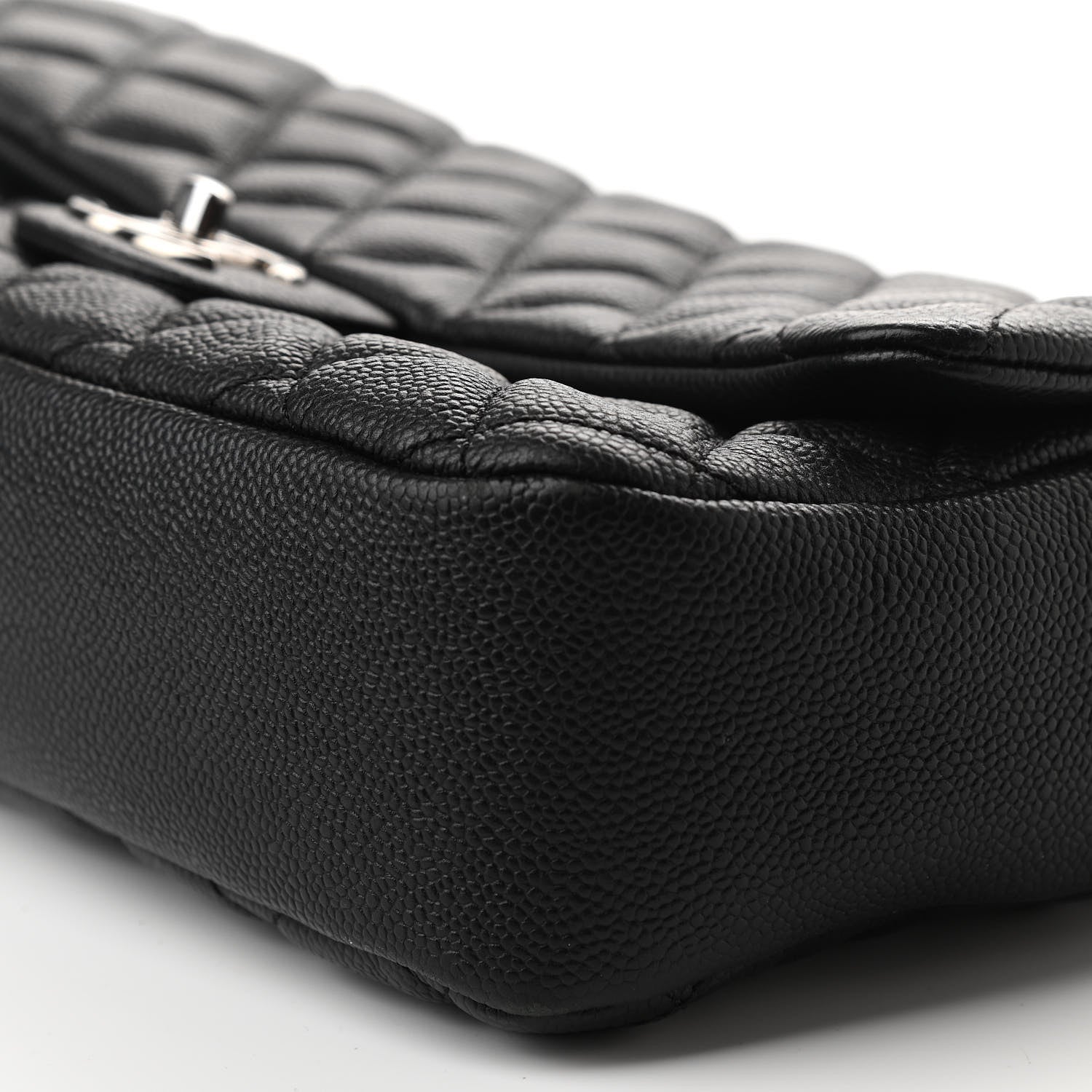 Chanel Caviar Quilted Jumbo Easy Flap Black 8 of 15