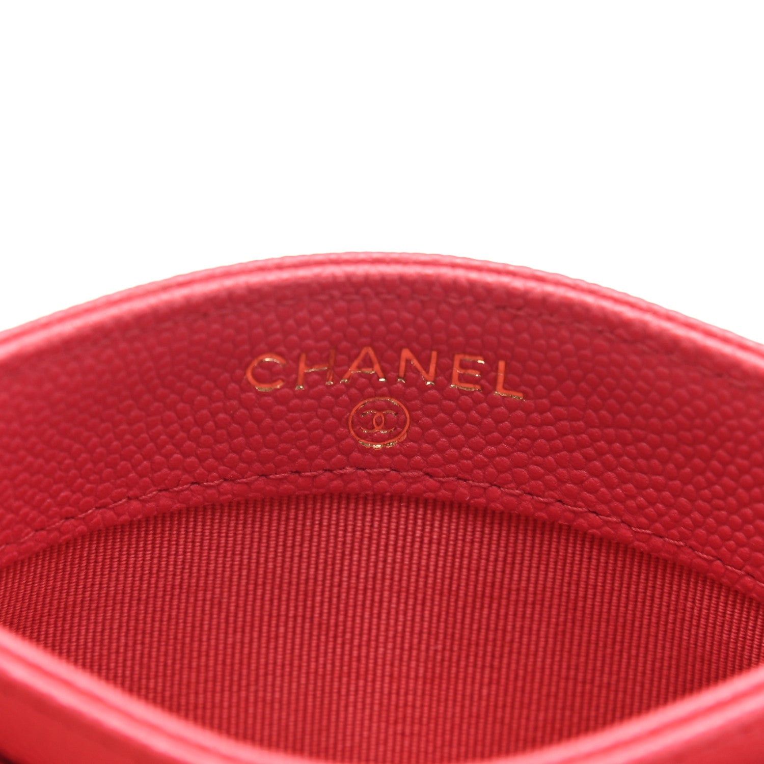 Chanel Caviar Quilted Card Holder Pink 6 of 8