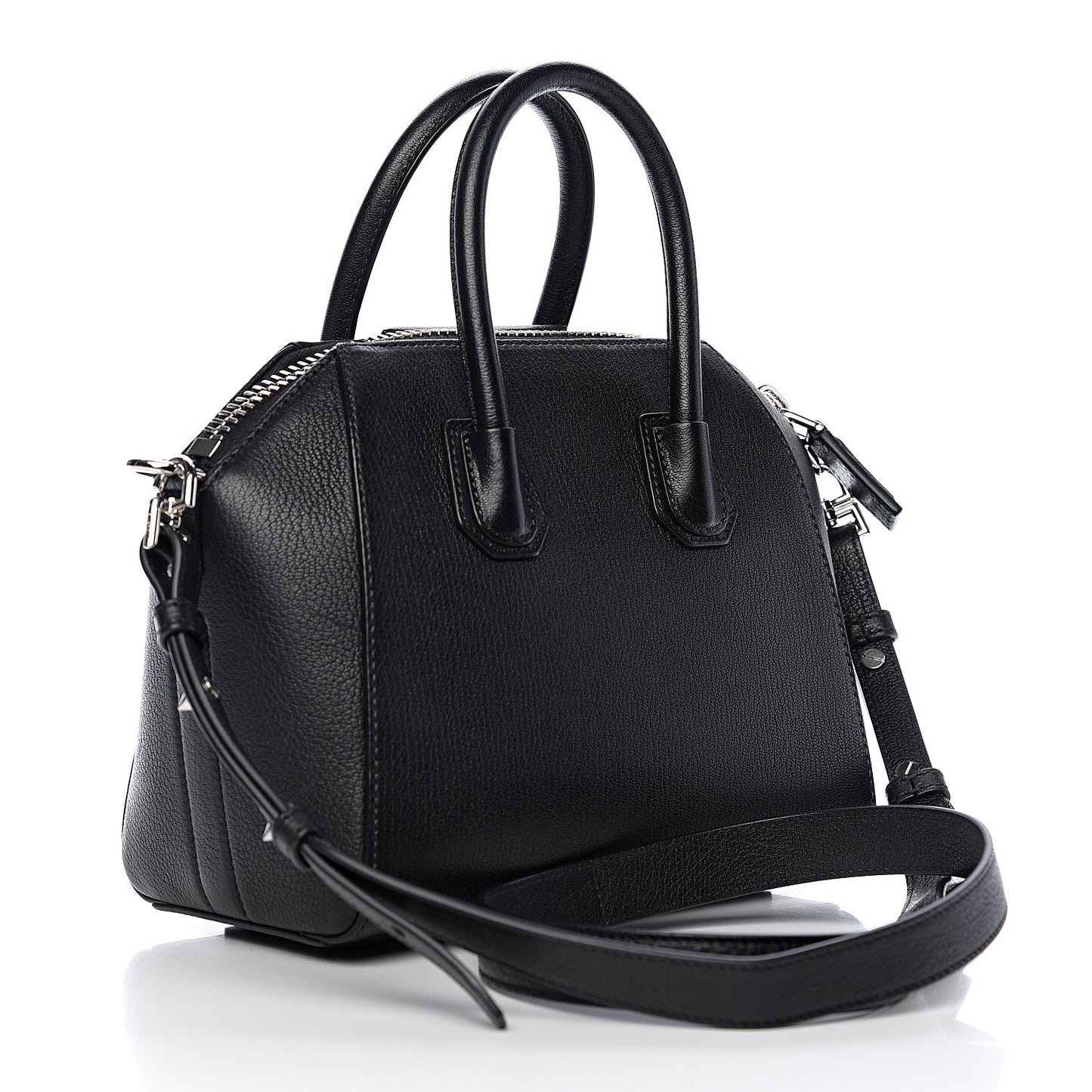 Sugar Goatskin Mini Antigona Black