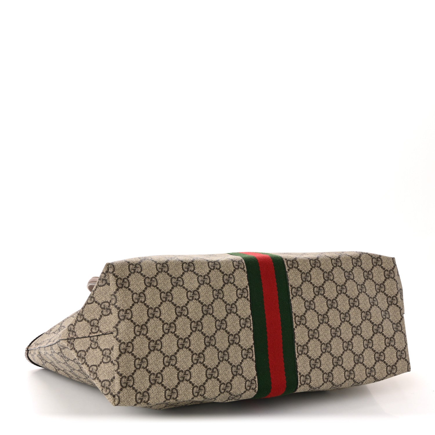 Gucci GG Supreme Monogram Medium Ophidia Shopping Tote Brown 4 of 10