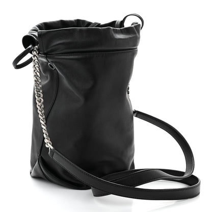 Saint Laurent Lambskin Small Teddy Bucket Bag Black 4 of 12