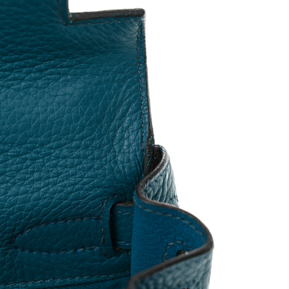 Hermes Taurillon Clemence Kelly Retourne 28 Bleu Izmir 14 of 18