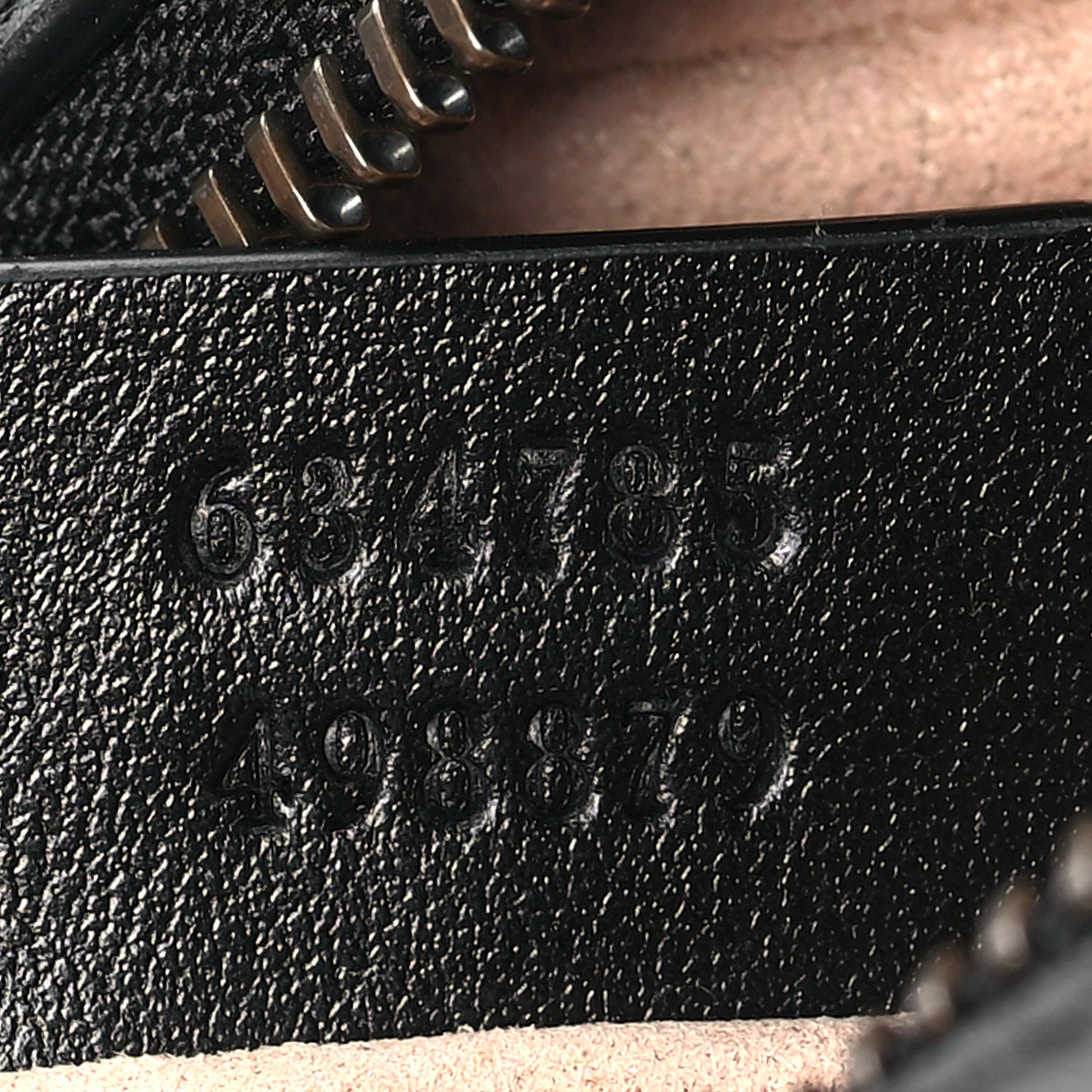 Calfskin Matelasse Mini GG Marmont Chain Shoulder Bag Black