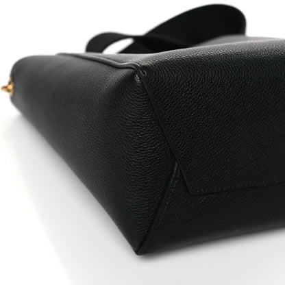 Celine Soft Grained Calfskin Small Sangle Bucket Bag Black 7 of 8