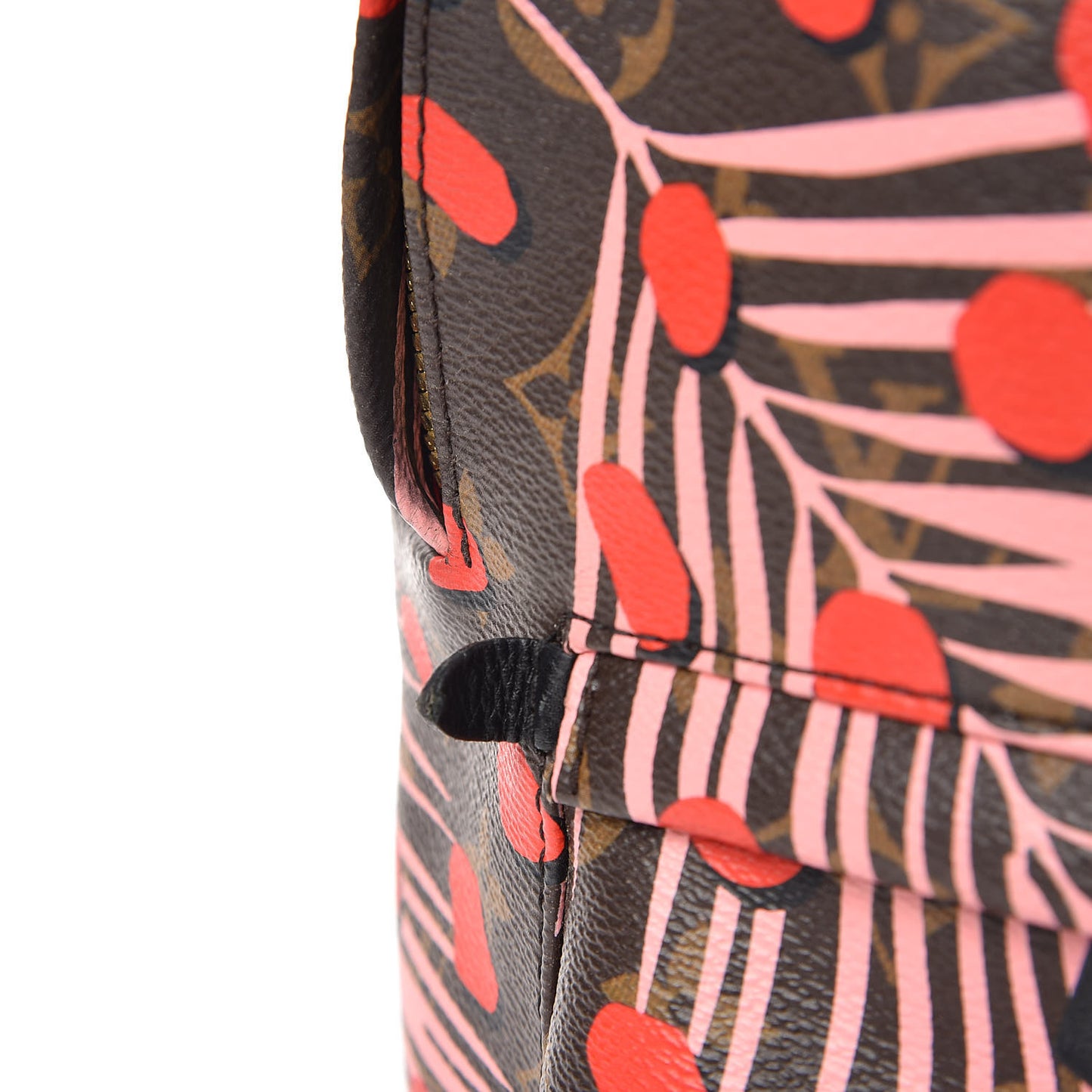 Monogram Jungle Dots Palm Springs Backpack PM Sugar Pink Poppy