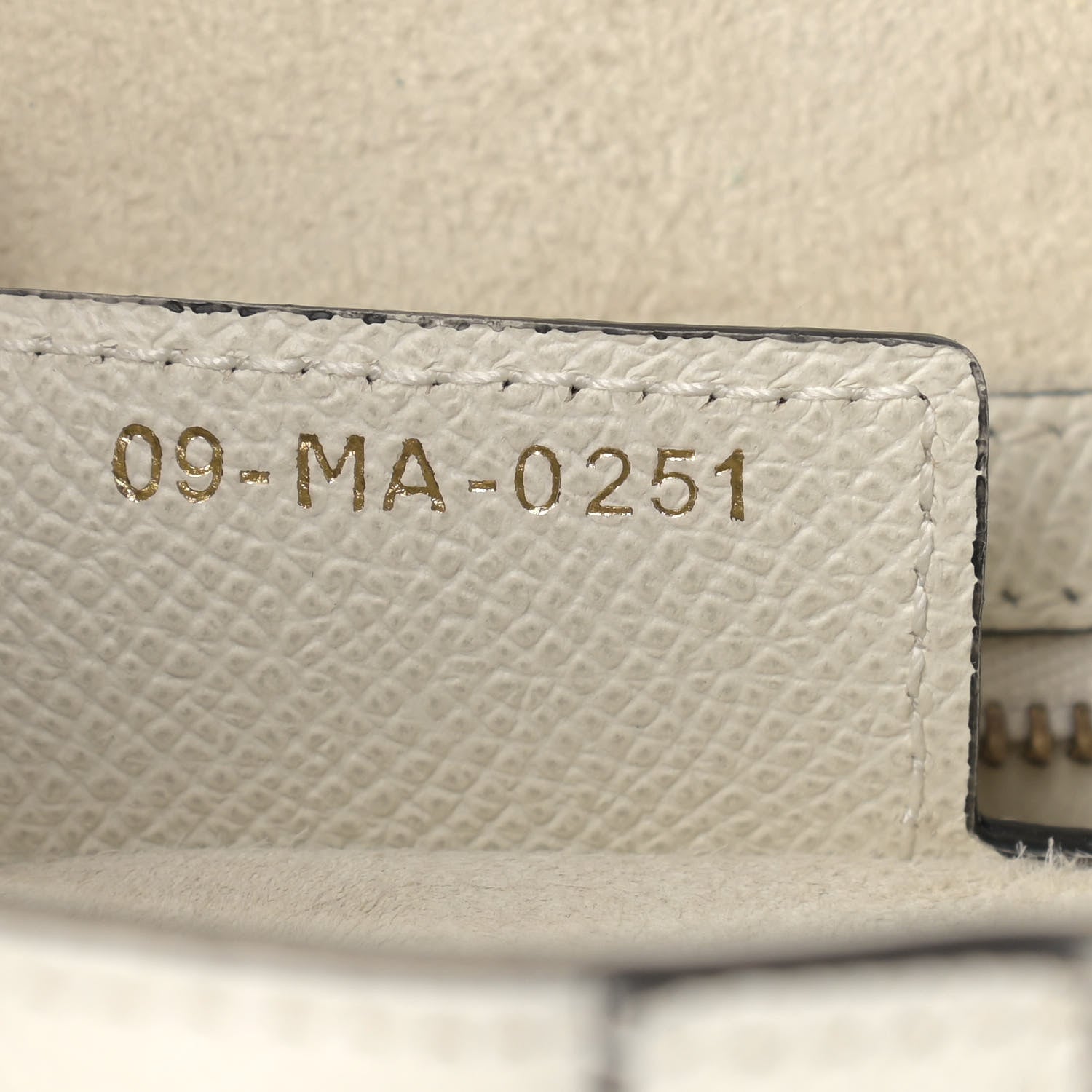 Christian Dior Grained Calfskin Saddle Bag Latte 9 of 9