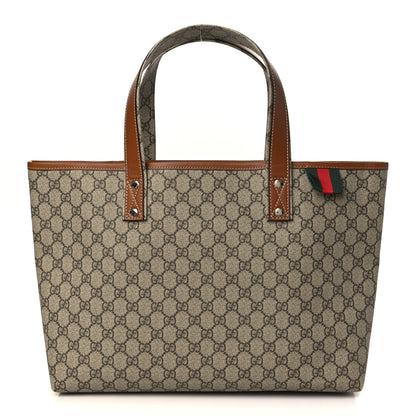 Gucci GG Plus Monogram Medium Signature Web Loop Tote Brown 1 of 9