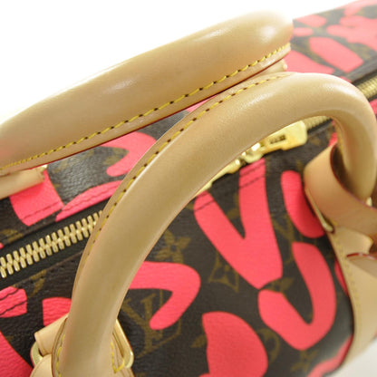 Louis Vuitton Monogram Graffiti Keepall 50 Fuchsia 5 of 8