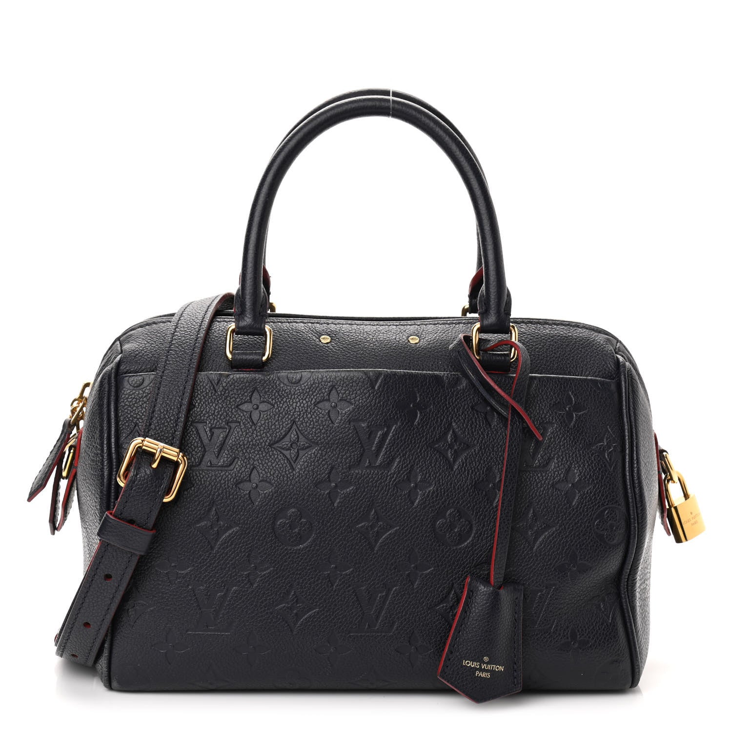 Louis Vuitton Empreinte Speedy Bandouliere 25 NM Marine Rouge 1 of 12