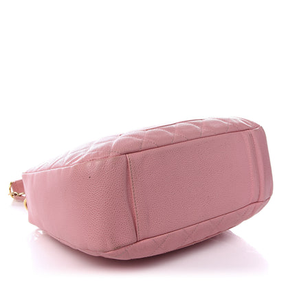 Chanel Caviar Quilted Hobo Pink 3 of 8