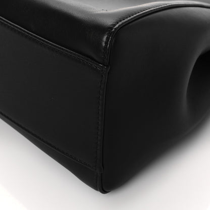Fendi Nappa Stacked Bar Mini Peekaboo Iconic Satchel Black 9 of 9
