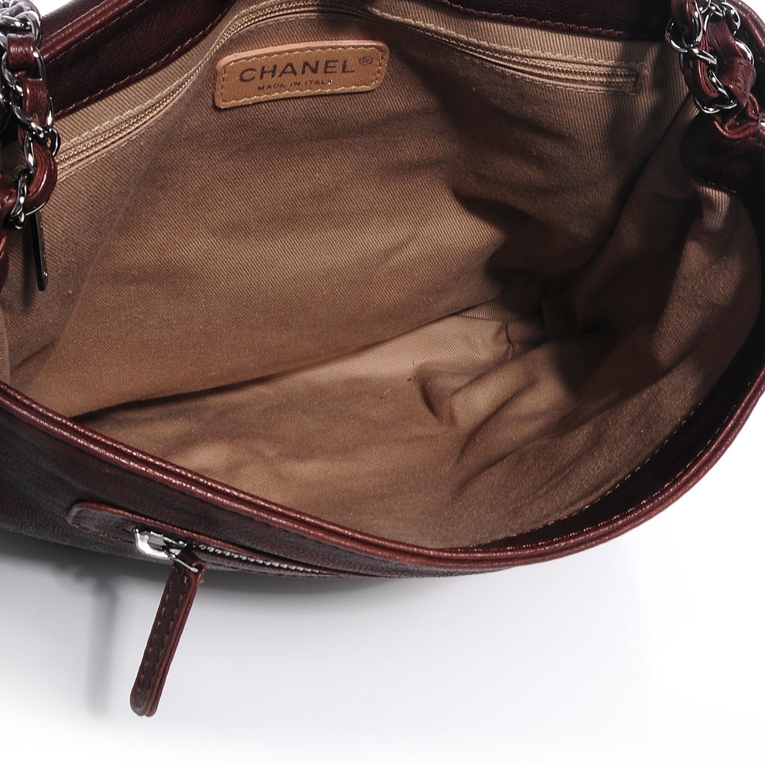Chanel Calfskin Diamond Stitch Large Messenger Brown 5 of 7