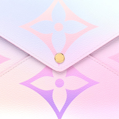 Louis Vuitton Monogram Giant Spring In The City Kirigami Pochette Set Sunrise Pastel Midnight Fuchsia Sunset Kaki 10 of 13