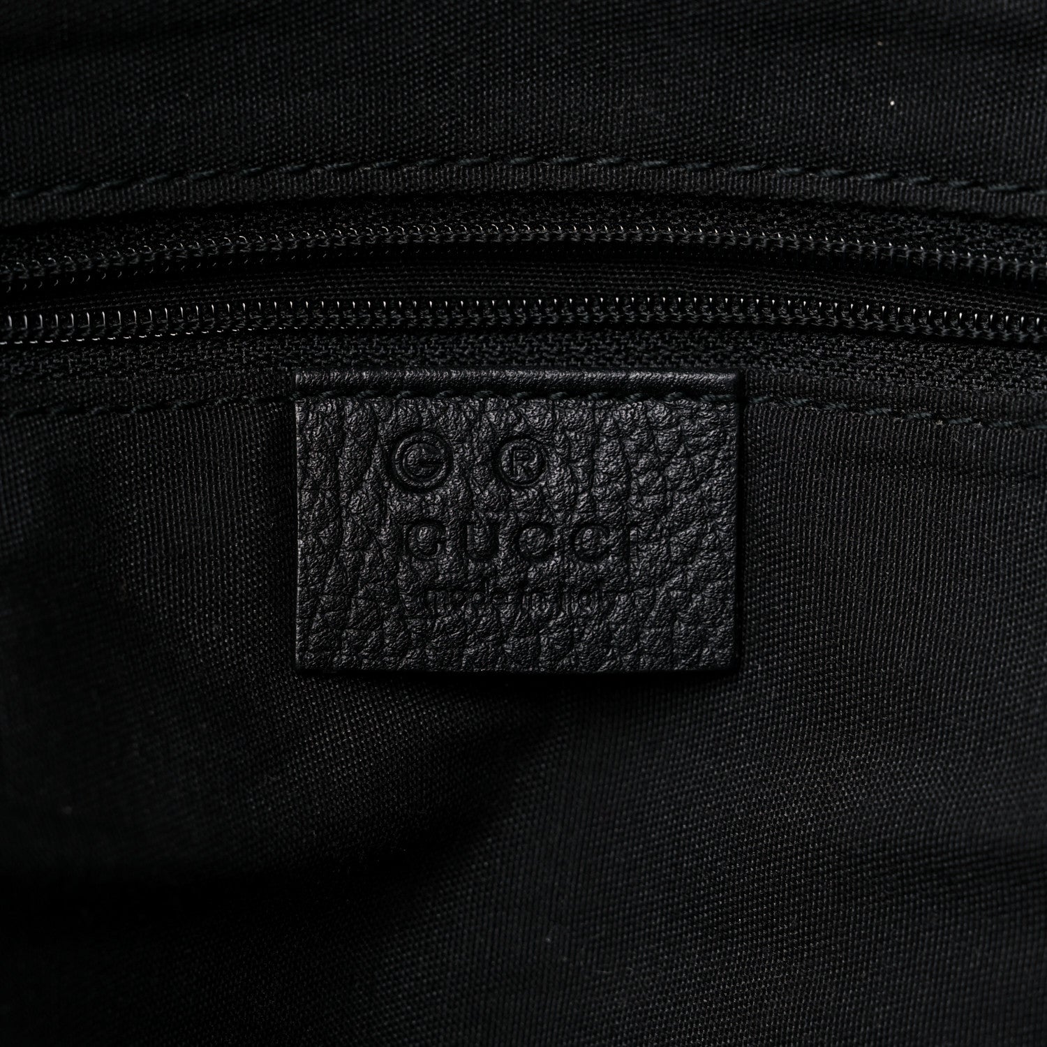 Gucci Pebbled Calfskin Broadway Tote Black 6 of 14
