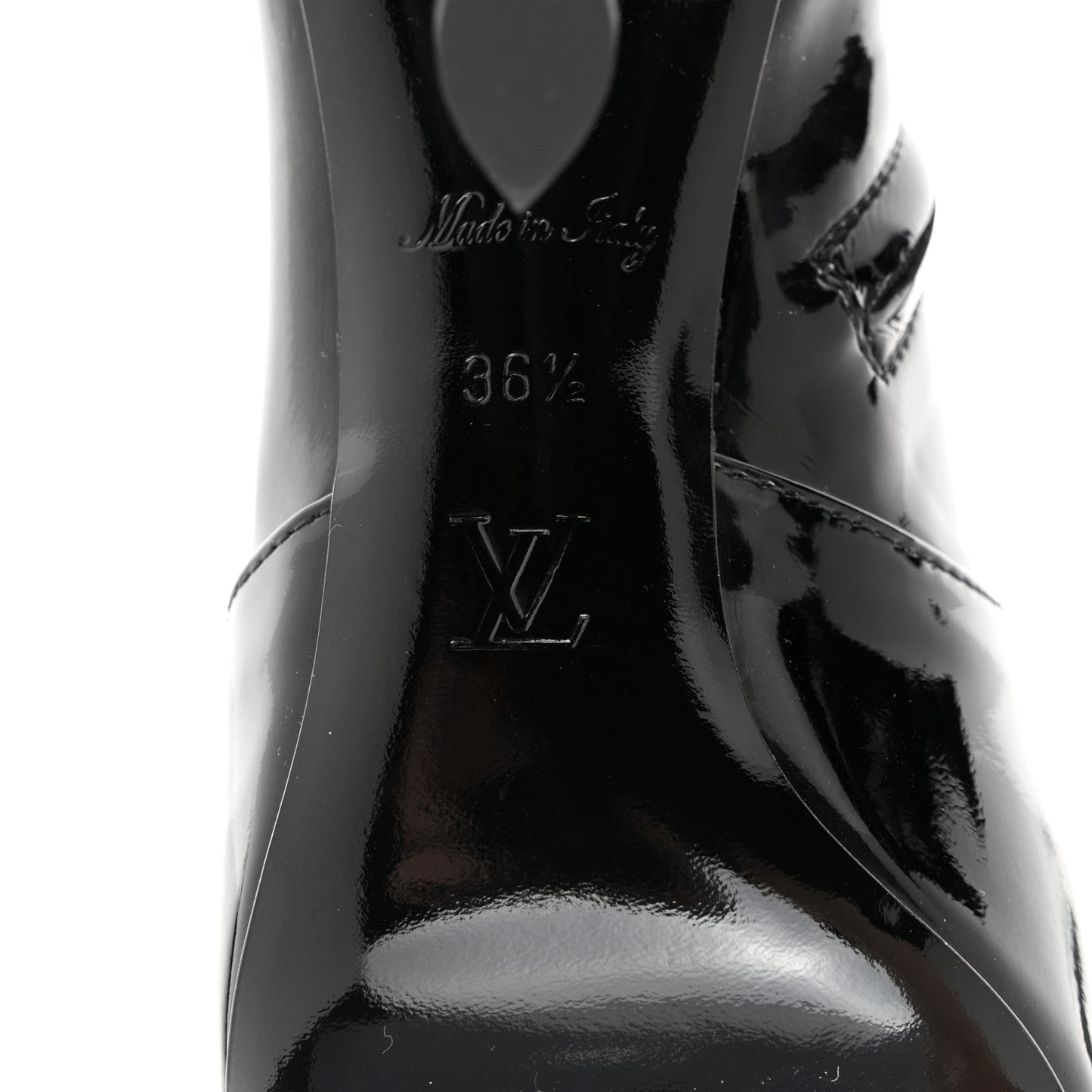 Patent Uniformes Silhouette Ankle Boots 36.5 Black