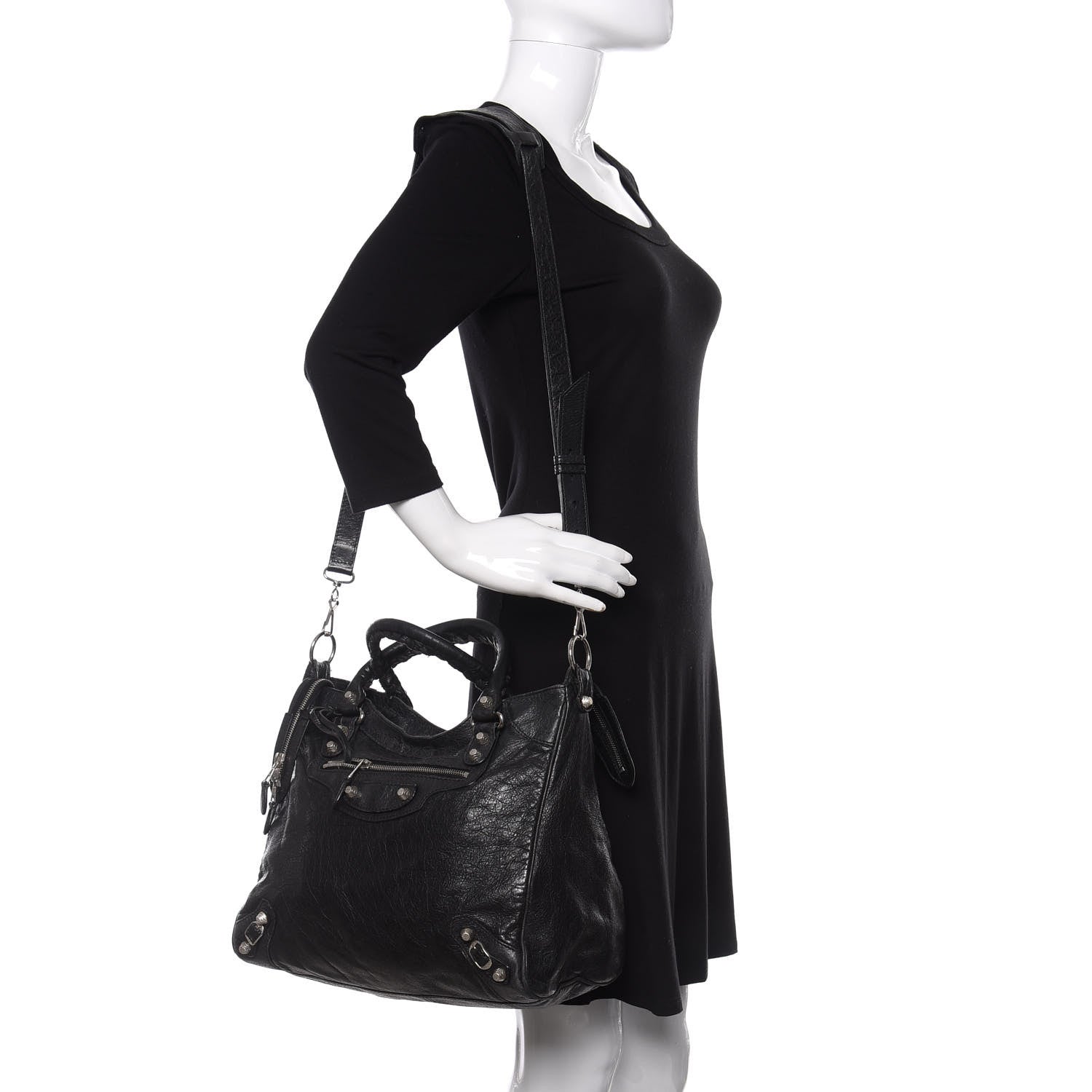 Balenciaga Agneau Giant 12 Silver Hardware Velo Black 2 of 10