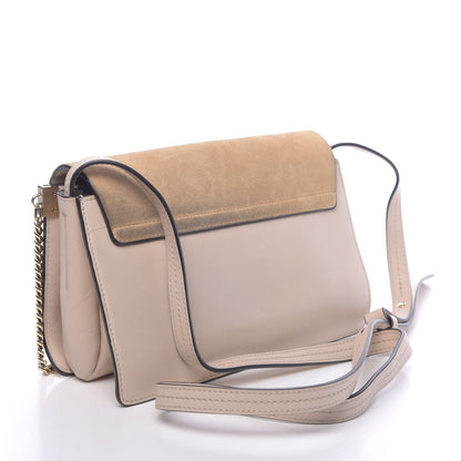 Chloe Suede Calfskin Small Faye Shoulder Bag Cement Pink 3 of 12
