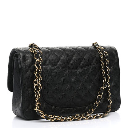 Chanel Caviar Quilted Medium Double Flap Black 3 of 11