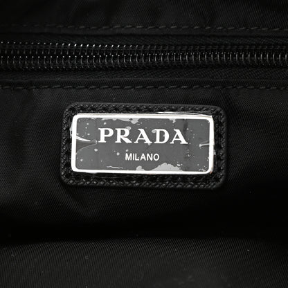 Prada Tessuto Nylon Saffiano Belt Bag Black 5 of 9