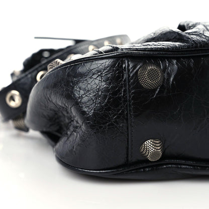 Balenciaga Agneau Arena Small Le Cagole Shoulder Bag Black 5 of 8