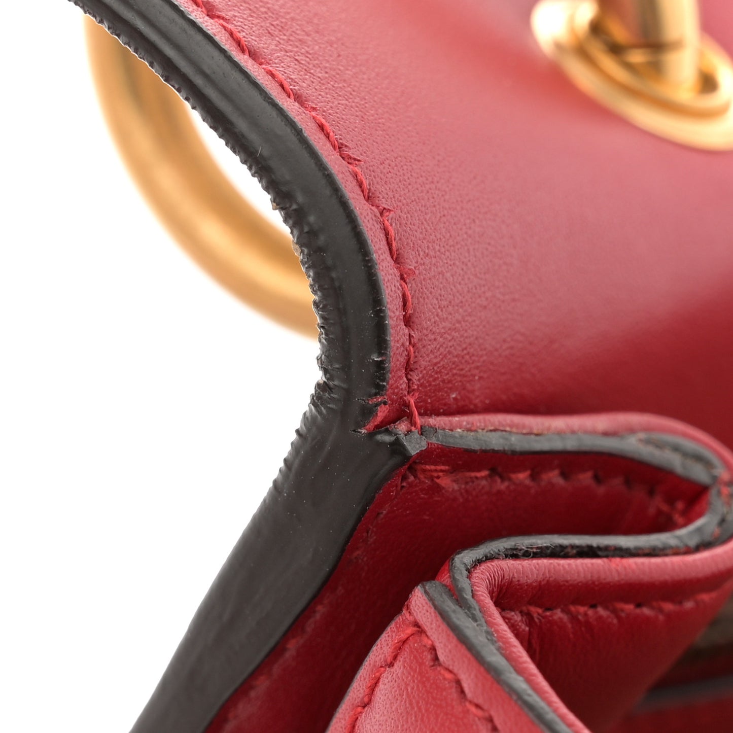 Calfskin Sylvie Web Queen Margaret Shoulder Bag Blue Agata Hibiscus Red Mystic White