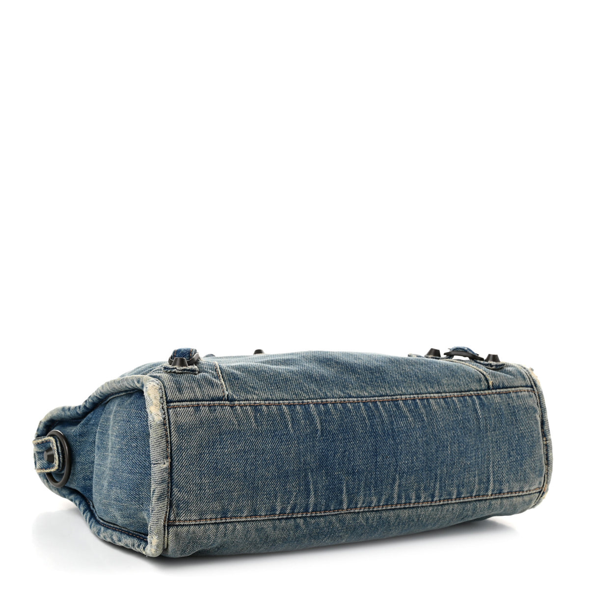 Washed Denim Classic Hardware Small Le City Blue